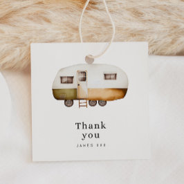 Happy Camper Vielen Dank Geschenkanhänger