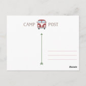 Happy Camper Vielen Dank Postcard Postkarte (Rückseite)