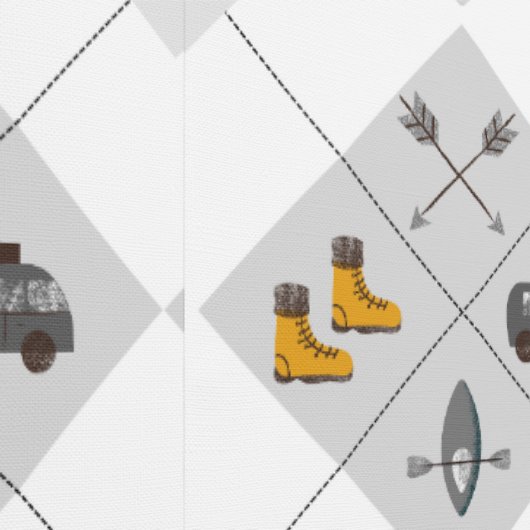 Happy Camper Wallpaper Tapete (Naht)