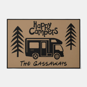 Happy Camper Welcome Door Mat Fußmatte
