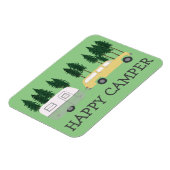 HAPPY CAMPER Whimsical Trailer RVing Motorhome Magnet (Linke Seite)