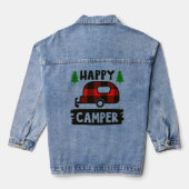Happy Camper Women's Denim Jacket Jeansjacke (Rückseite)