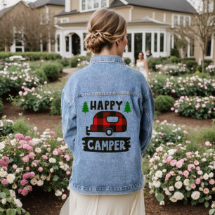 Happy Camper Women's Denim Jacket Jeansjacke