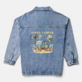 Happy Camper Women's Denim Jacket Jeansjacke (Rückseite)