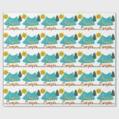 Happy Camper Zent Outdoor Geschenkpapier (Flach)