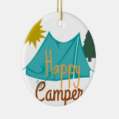Happy Camper Zent Outdoor Keramik Ornament (Rechts)