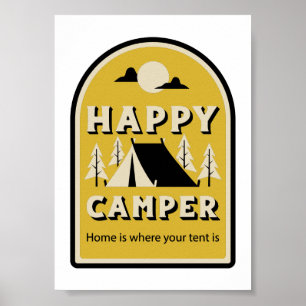 Happy Camper - Zuhause ist der Ort, an dem Ihr Zel Poster