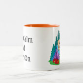 Happy Camper Zwei-Tone-Tasse Zweifarbige Tasse (Mittel)