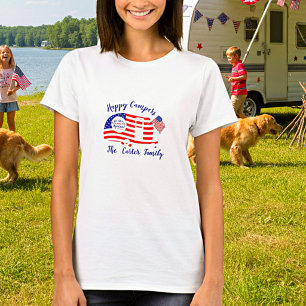 Happy Campers America personalisiert T-Shirt