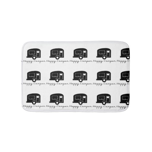 ***HAPPY CAMPER'S*** BADEZIMMER MAT BADEMATTE (Vorderseite)