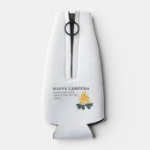 Happy Campers Camping Vacation Family Trip Custom Flaschenkühler (Rückseite)