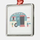 **HAPPY CAMPER'S CHRISTMAS ORNAMENT** ORNAMENT AUS METALL (Links)