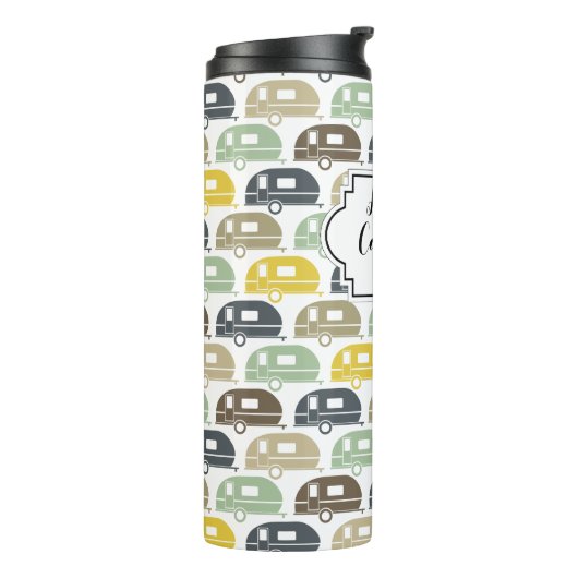 Happy Campers Custom Camping Thermosbecher (Nach links gedreht)