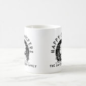 Happy Campers Family Name Camping Trip Kaffeetasse (Mittel)