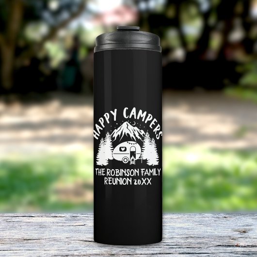 Happy Campers Family Reunion Thermosbecher
