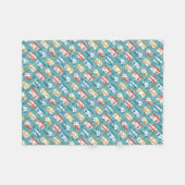 Happy Campers Fleecedecke (Vorderseite (Horizontal))