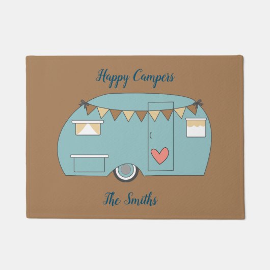 Happy Campers Fußmatte (Vorderseite)