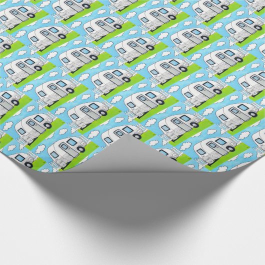 Happy Campers Geschenkpapier (Ecke)