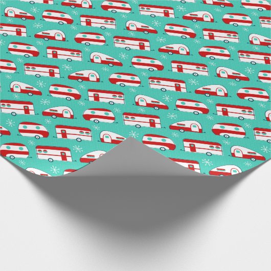 Happy Campers Geschenkpapier (Ecke)