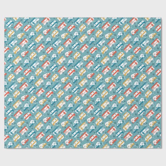 Happy Campers Geschenkpapier (Flach)