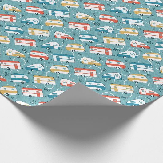 Happy Campers Geschenkpapier (Ecke)