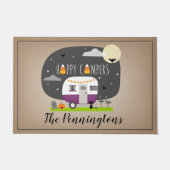 Happy Campers Halloween Camper RV Fußmatte (Vorderseite)