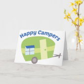 Happy Campers Karte (Gelbe Blume)