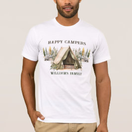 Happy Campers Kindergeburtstag Party T-Shirt