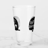 Happy Campers niedliche Worte Glas (Links)