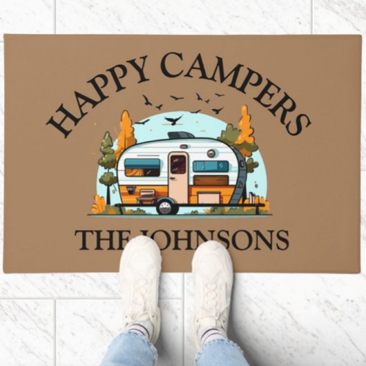 Happy Campers Personalisiert Doormat Fußmatte