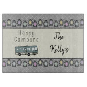 Happy Campers Personalisiert RV Schneidebrett (Vorderseite)