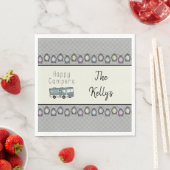 Happy Campers Personalisiert RV Serviette (Beispiel)