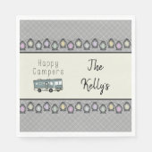 Happy Campers Personalisiert RV Serviette (Vorderseite)