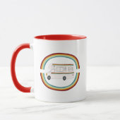 Happy Campers Rainbow RVing Camper Motorhome Tasse (Links)