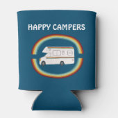 Happy Campers Rainbows Whimsical Motorhome RVing Dosenkühler (Rückseite)