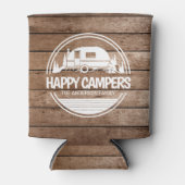 Happy Campers Rustic Wood Camping Dosenkühler (Vorderseite)