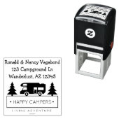 Happy Campers | Rustikales Camping Permastempel (Beispiel)