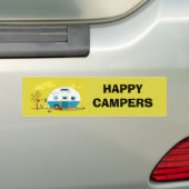 Happy Campers Trailer Autoaufkleber (Auf Auto)