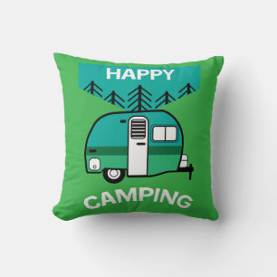 Happy Campers   Wohnwagen   Camper Kissen