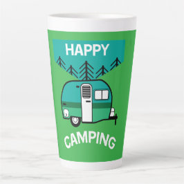 Happy Campers | Wohnwagen | Camper Throw Pillow Mu Milchtasse