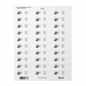 Happy campervan Cartoon Illustration (Vorne)