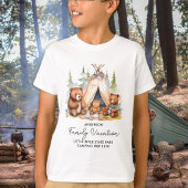 Happy Camping Bears Personalisierter Familienurlau T-Shirt