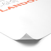 Happy Camping.Individuelle Name. Poster & Prints (Ecke)