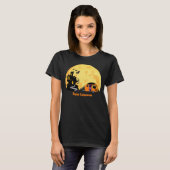Happy Campoween Spuk Wohnwagen T-Shirt (Vorne ganz)