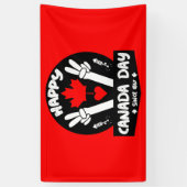 Happy Canada Day 1. Juli Banner (Vertikal)