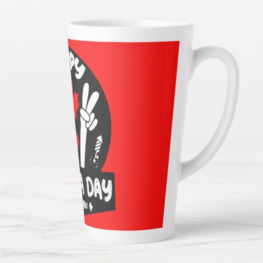 Happy Canada Day 1 Juli Kaffeepause Tasse (Rechts)