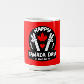 Happy Canada Day 1. Juli Kaffeetasse (Mittel)