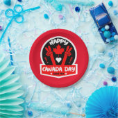Happy Canada Day 1. Juli Pappteller (Party)