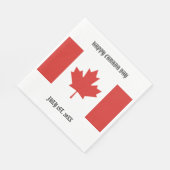 Happy Canada Day 1. Juli Party Serviette (Ecke)