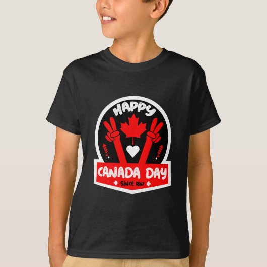 Happy Canada Day 1. Juli T - Shirt (Vorderseite)